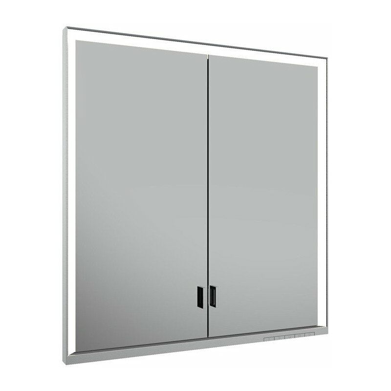 

Armario con espejo ROYAL LUMOS 700 x 735 x 165 mm anodizado plateado - Keuco