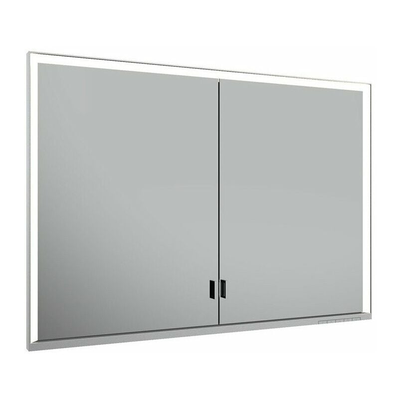 

Armario con espejo ROYAL LUMOS controlable por DALI, pared empotrada 1050 x 735 x 165 mm, 61 vatios KEUCO
