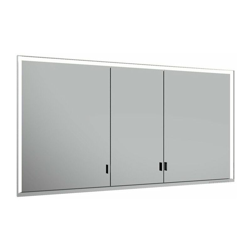 

Armario con espejo ROYAL LUMOS DALI controlable, pared empotrada 1400 x 735 x 165 mm, 68 vatios KEUCO