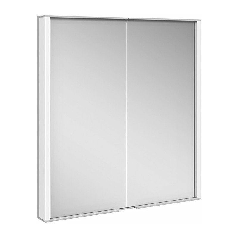 

Keuco - Armario con espejo ROYAL MATCH empotrable de pared 650 x 700 x 149 mm anodizado teñido plata