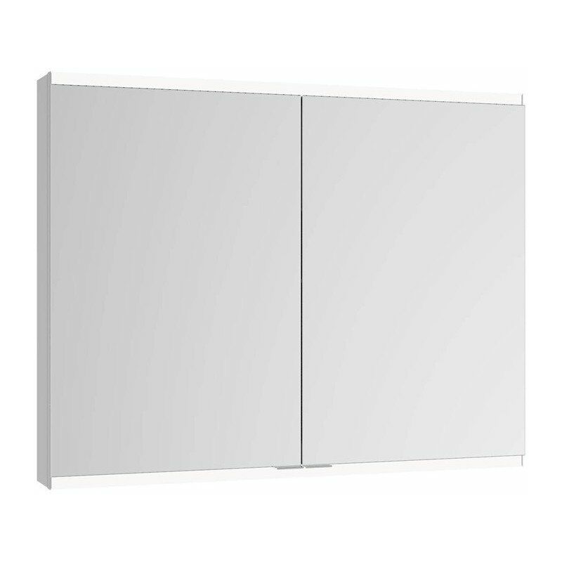 

Keuco - Armario con espejo Royal Modular 2.0 1000x700x160mm extensión de pared anodizado plata, sin tomas