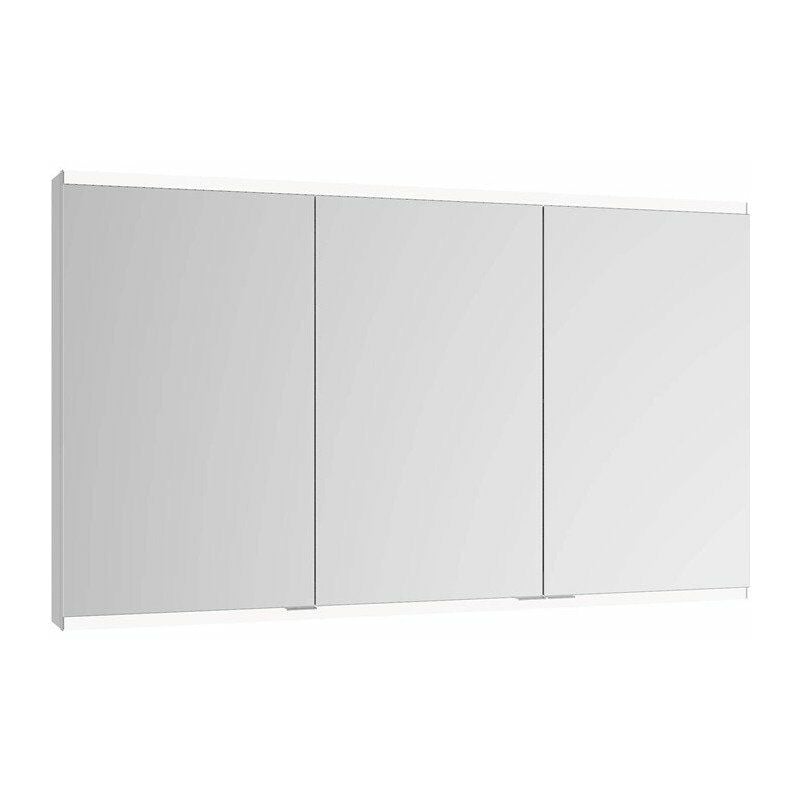 

Keuco - Armario con espejo Royal Modular 2.0 1200x900x120mm extensión de pared anodizado plateado, sin toma