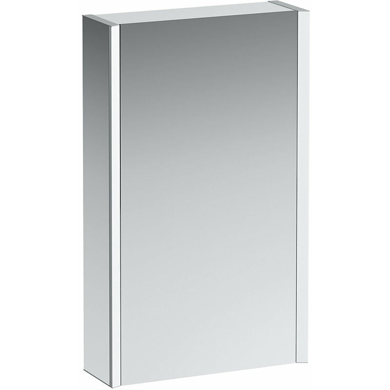 

Laufen - Armario con espejo Running Frame 25, iluminación vertical, luz de ambiente, 750x450, tope a la derecha, cumplimiento: Piezas laterales de
