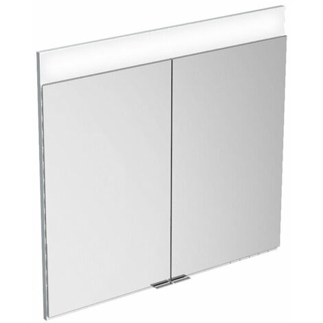 Armario con espejos Keuco Edition 400 21541 con calefacción de espejos, montaje en pared, 710x650x154 mm - 21541171301