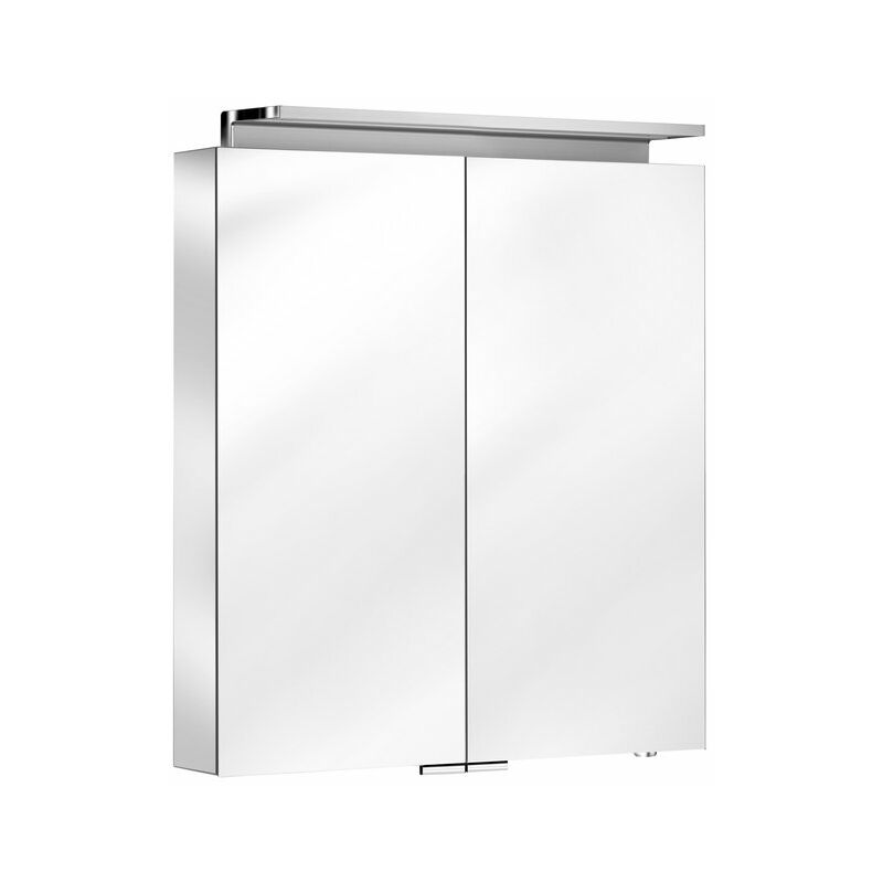 

Armario con espejos Keuco Royal L1 13603, 2 puertas giratorias, 800mm, 2 cajones interiores - 13603171302