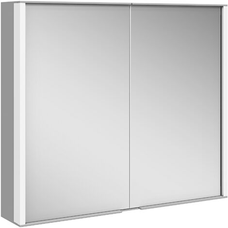 Armario con espejos Keuco Royal Match 12802, 2 puertas giratorias con doble espejo, 800mm - 12802171301