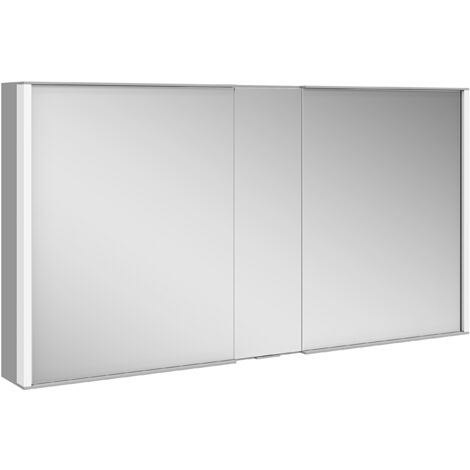 Armario con espejos Keuco Royal Match 12805, 2 puertas giratorias con doble espejo, 1300 mm - 12805171301
