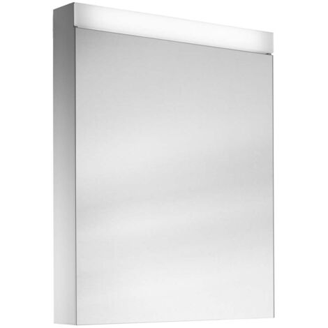 Armario con espejos PATA LED de Schneider, 1 puerta 50cm, tope
