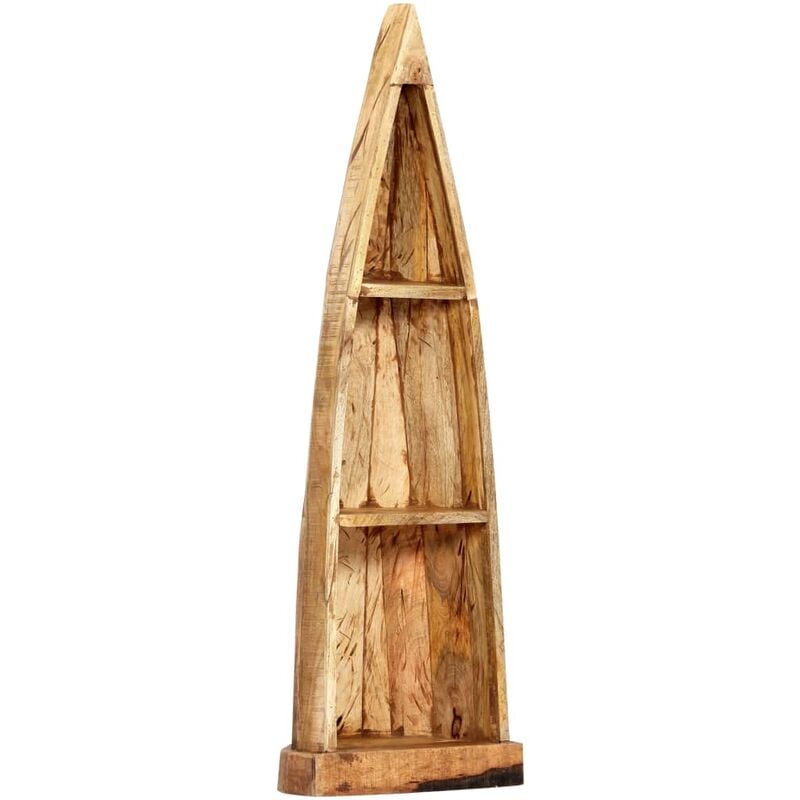 

Armario con forma de barco madera maciza de mango 40x30x130 cm