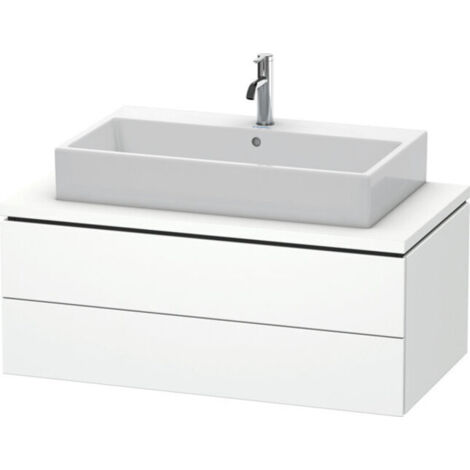 Armario consola bajo L-CUBE 400x1020x547mm blanco mate