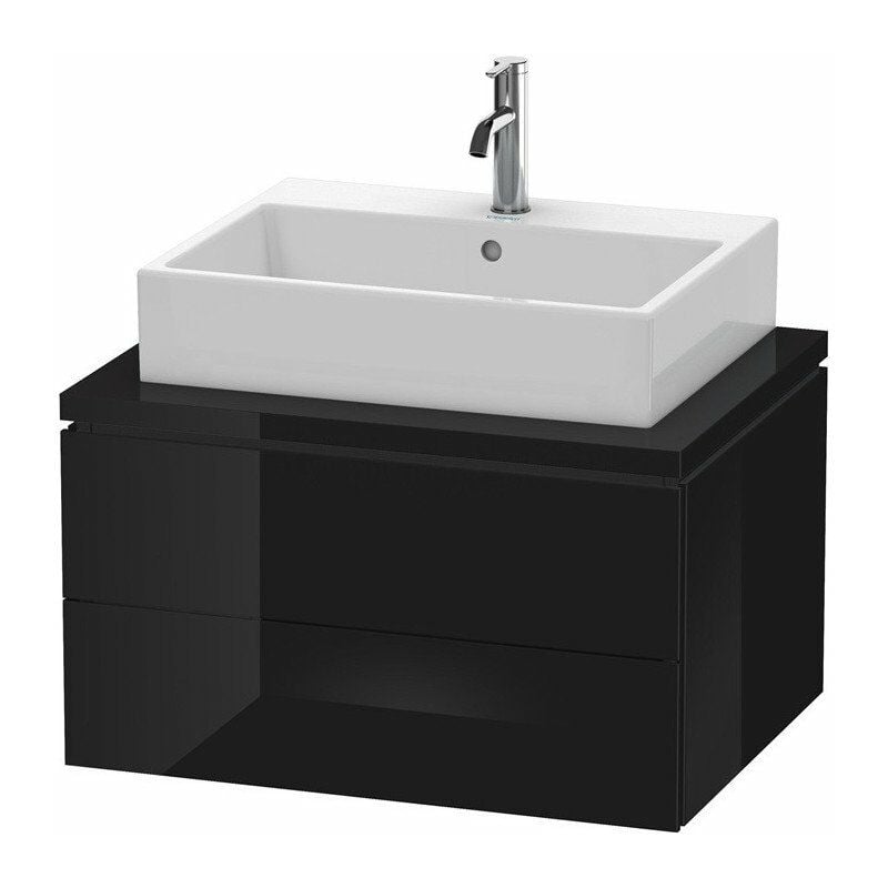 

Duravit - Consola baja L-CUBE 400x720x547mm negro alto brillo
