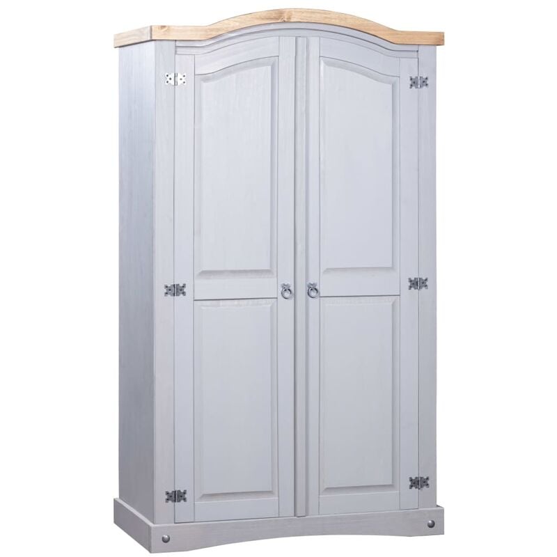 

Armario de 2 puertas Corona Range pino mexicano gris - Gris