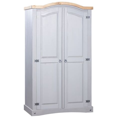Armario de 2 puertas Corona Range pino mexicano gris