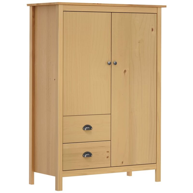 

Armario de 2 puertas Hill Range madera pino 99x45x137 cm - Marrón