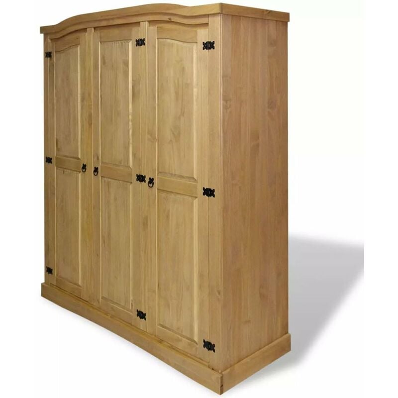 

Happyshopping - Armario de 3 puertas Corona Range pino mexicano