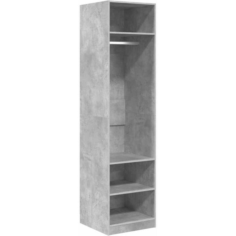 

Armario de Aglomerado Gris Hormigón 50x50x200 cm - Gris - Vidaxl