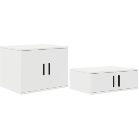 Armario de almacenamiento Blanco 118 x 41 x 40 cm vidaXL
