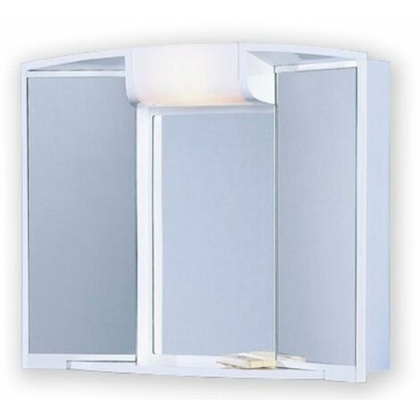 Armario de baño camerino con luz 2 puertas Angy