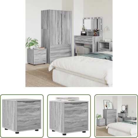 Armario de baño gris -  Gabinete de Baño Gris Sonoma 40,5 x 40 x 44 cm