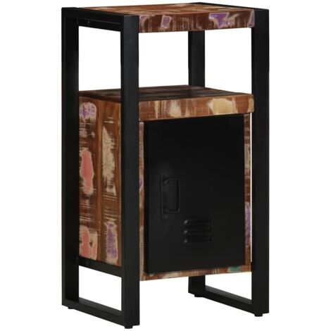 Armario de Baño Marrón 40 x 35 x 75 cm Madera maciza recuperada vidaXL