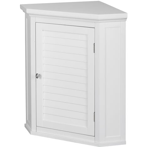 Armario de Baño Mueble de Baño de la Pared Moderno Blanco Madera Teamson ELG-587