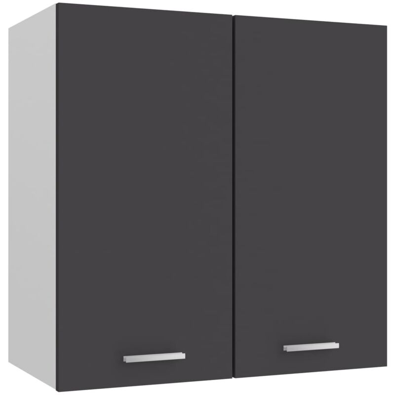 

Armario colgante de cocina aglomerado gris 60x31x60 cm - Gris - Vidaxl