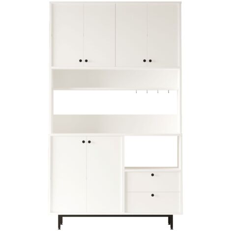 Armario De Cocina Royce 6 Puertas 2 Cajones Blanco