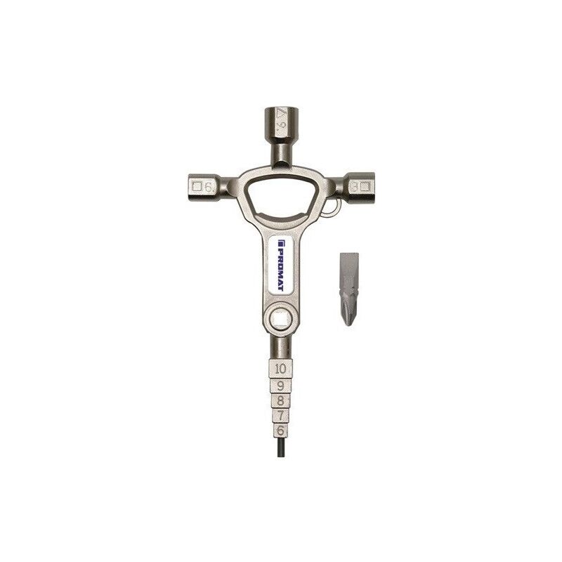

Llave De Armario 7 Funciones Abrebotellas Integrado - Promat