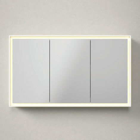 Armario de espejo Duravit L-Cube con iluminación LED, ancho 1200mm (para montar en la pared) - LC755300000
