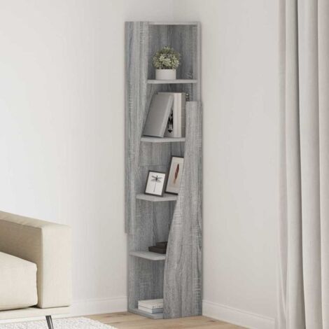 Armario de esquina Gris  27,5x27x140cm