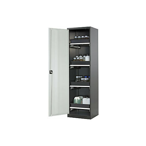 Armario de laboratorio para productos químicos  1 puerta  alta