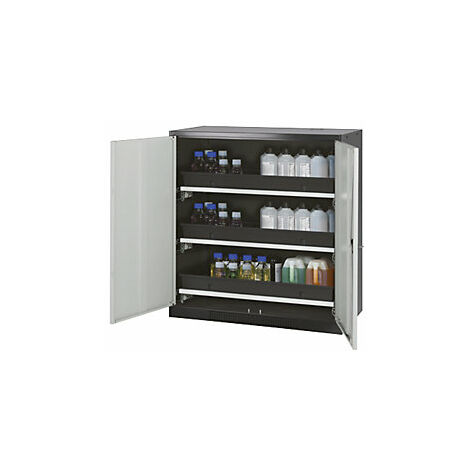 Armario de laboratorio para productos químicos  2 puerta  de