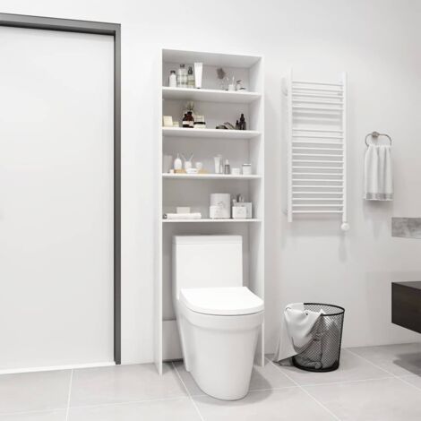 Armario de lavadora blanco 64x24x190 cm vidaXL