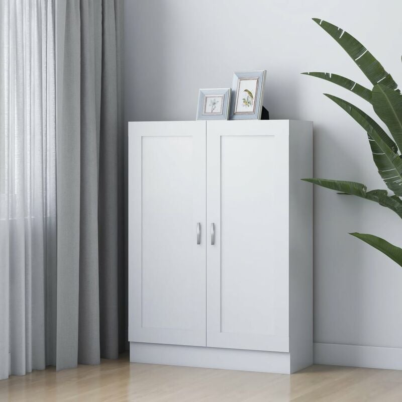 

Armario de libros aglomerado blanco 82,5x30,5x115 cm