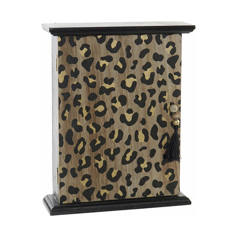 

Armario de llaves DKD Home Decor Negro Madera MDF (21 x 6 x 26.5 cm)