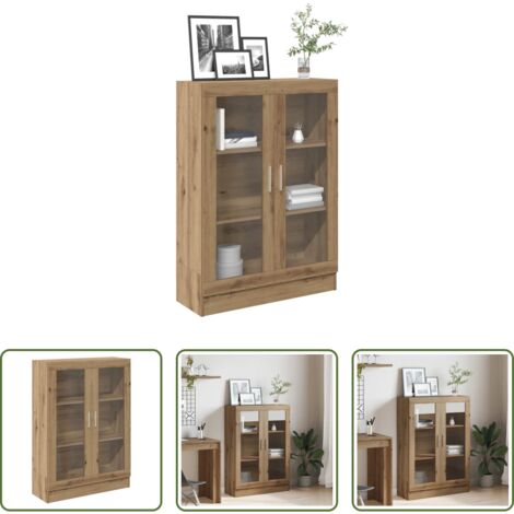 Armario de madera -  Armario de madera de ingeniería roble artisan 82,5x30,5x115 cm