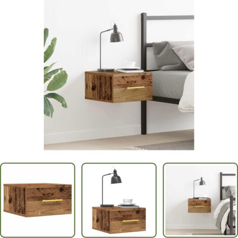 Armario de madera -  Armario de Noche Madera vieja 35 x 35 x 20 cm