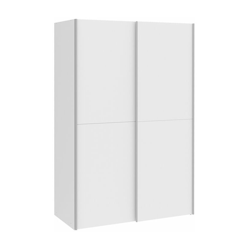 

Forte - Armario de melamina blanco 2 puertas Ozula