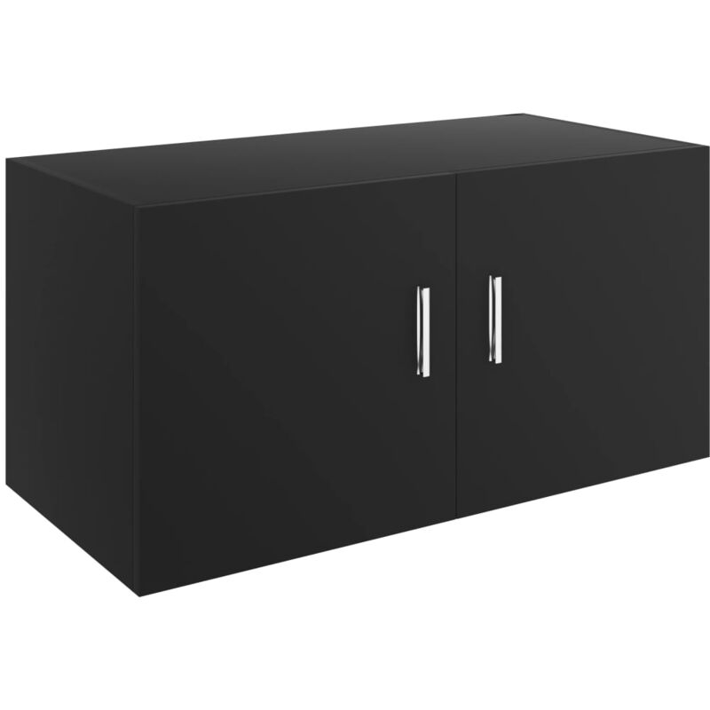 

vidaXL Armario de Pared Aglomerado 80x39x40 cm Negro - Negro