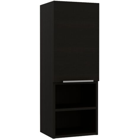 TUHOME CONCEPT Armario de Pared baño Mila, 81.7118 CM AL X 29.972 CM AN X 25.5016 CM P , Wengue