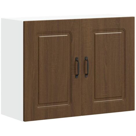 Armario de pared cocina Kalmar madera ingeniería roble marrón