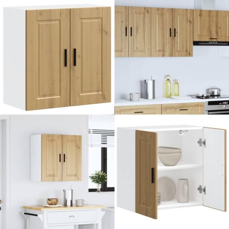 Armario de pared cocina Porto madera ingeniería roble artesanal - Armario de pared - Cocina