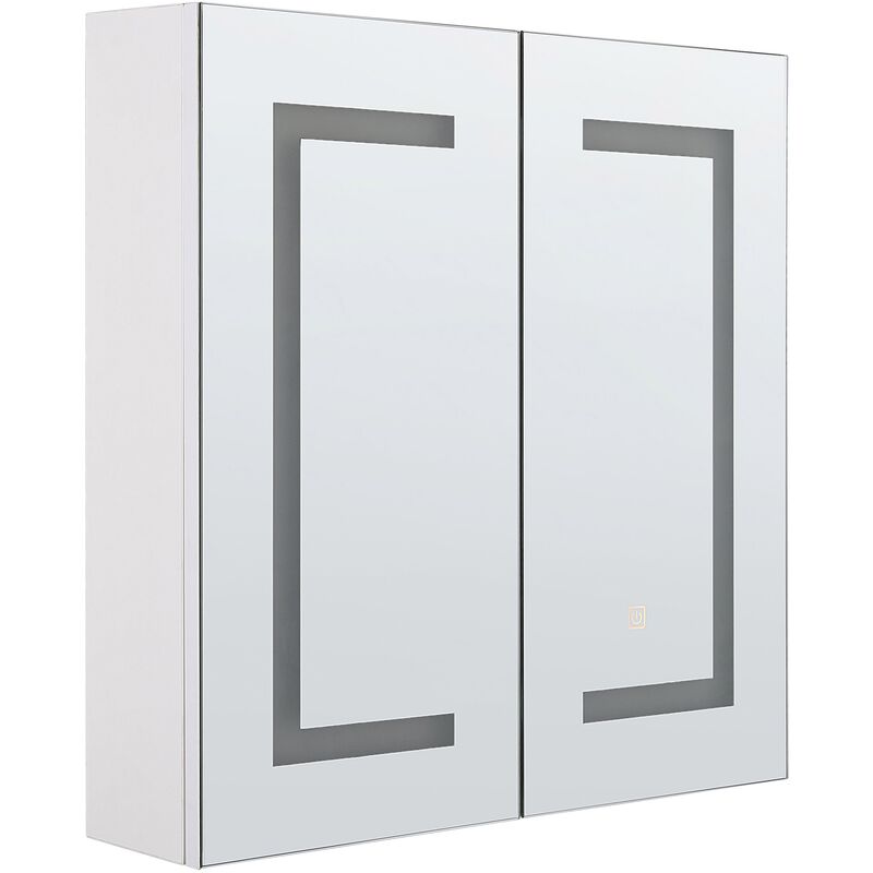 

Armario de pared con espejo e iluminación LED MAZARREDO