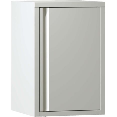 Armario de pared de acero blanco 50 x 33 x 35 cm 030008887