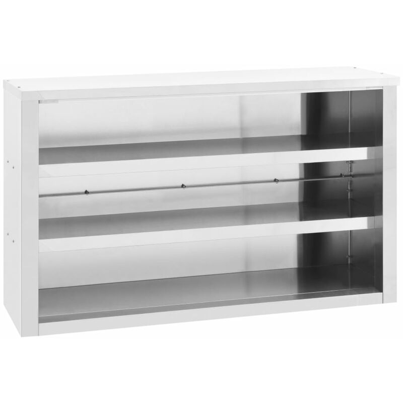 

Armario de pared de cocina acero inoxidable 120x40x75 cm