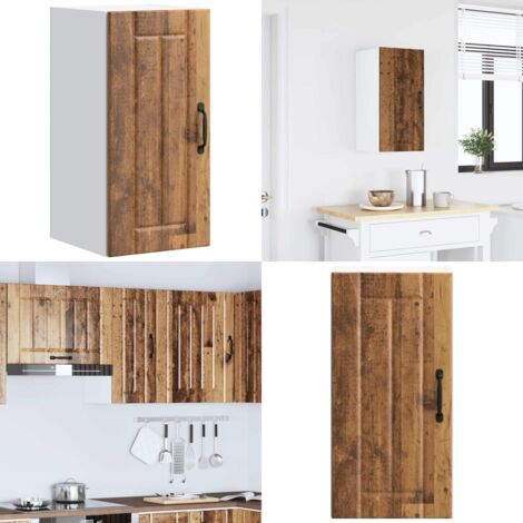 Armario de pared de cocina Lucca madera vieja - Armario de pared - Cocina