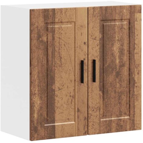 Armario de pared de cocina Porto madera vieja madera ingeniería