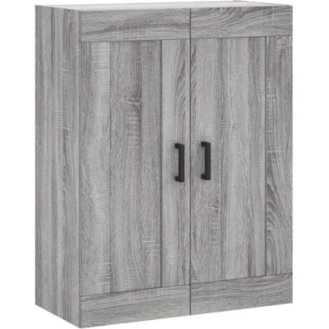 Armario de pared madera ingeniería gris Sonoma 69,5x34x90 cm vidaXL