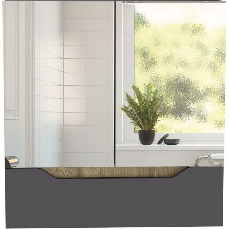 

Armario De Pared Para Baño Laurent 62 CM A X 60 CM An X 15 CM P CM. Duna