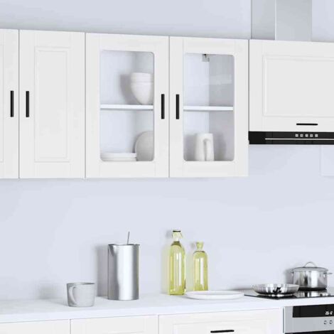 Armario de pared para cocina con puerta de cristal Porto